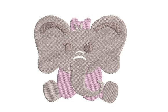 Cute Baby Girl Elephant Embroidery Design Review