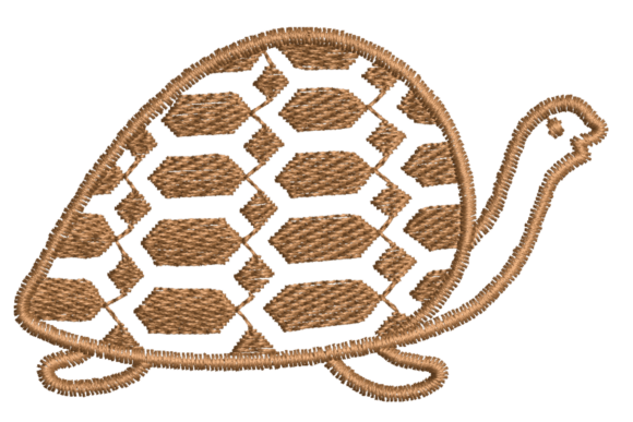 Turtle Embroidery Design: Calm Charm for Kids’ Wear & Totes