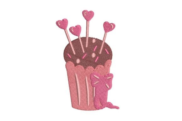 Valentine's Day Heart Topper Cupcake Embroidery Design Review